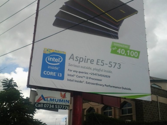 Acer Aspire Billboard