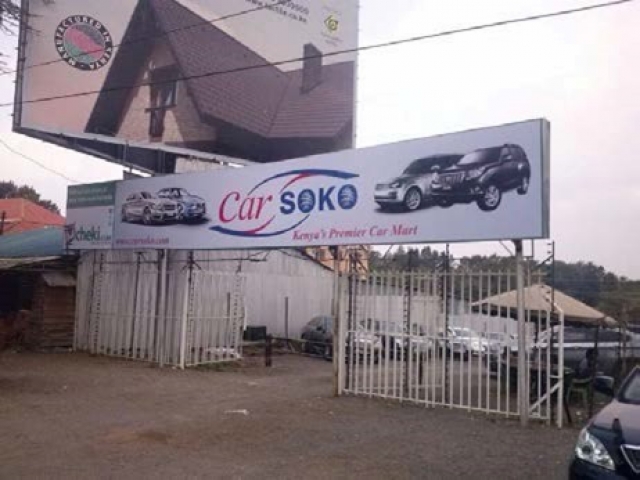 Car Soko signage -almumin advertisement